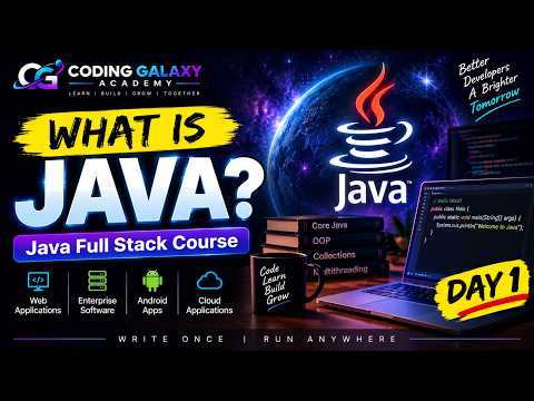 What is Java? | Java Full Stack Course Day 1 | Beginner Friendly Tutorial