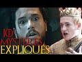 10 mystres game of thrones expliqus