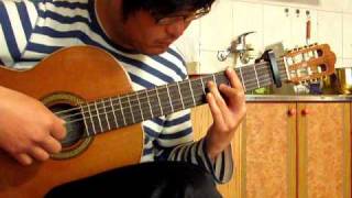 Endless Rain - X Japan. classical guitar solo chords