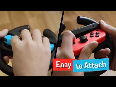 Steering Wheel Controller for Nintendo Switch (2 Pack) by TalkWorks