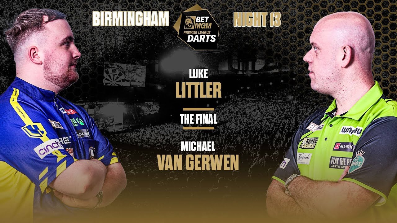 Luke Littler vs Michael Van Gerwen • Premier League 2025 Finale (Birmingham) ITA