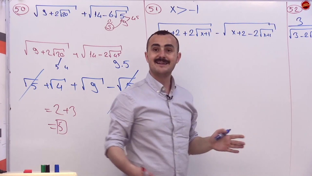 58- Köklü Sayılar VIII(PDF Açıklamalarda)