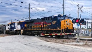 Chasing CSX Heritage 1972 Leading CSX M693 with CSX 4568 OLS to Augusta 