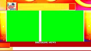 Animated panchayat chunav news green screen || news green screen || 0 tech