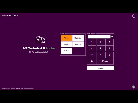 C# - Designing Login Form & Dashboard Form   for Point of Sales in WinForm App