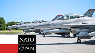 US F-16 Fighting Falcon Fighter Jet Arrive in Poland and Immediately Deployed to Ukraine [4K]