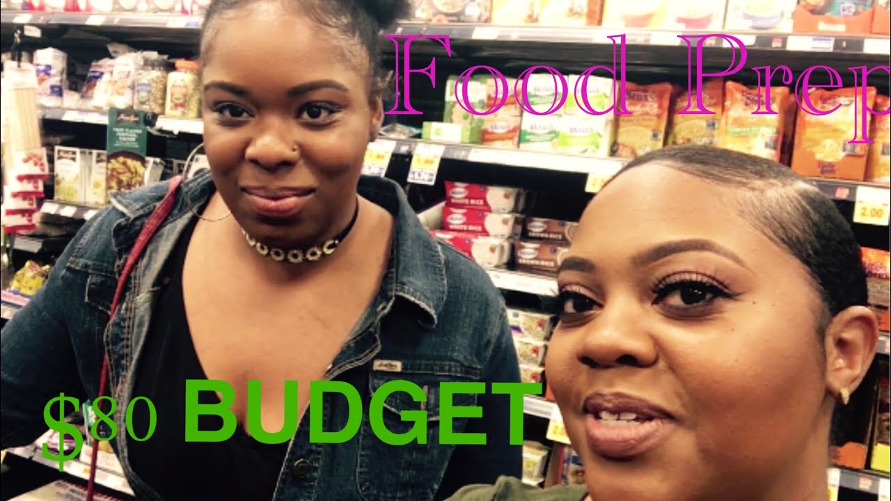 Healthy Food Prep on a $80.00 Budget - YouTube
