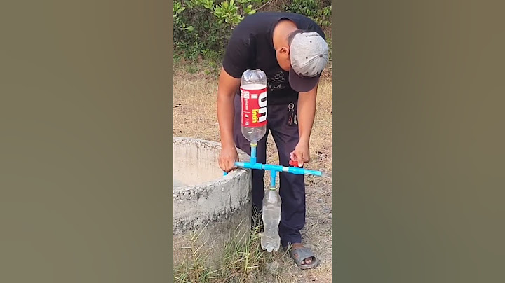 He make impressive manual water pump #shorts #diy