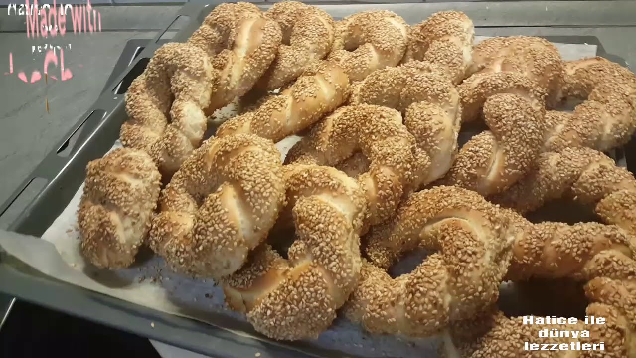 Çitir citir sokak simiti  tarifi-Türkische Bretzeln