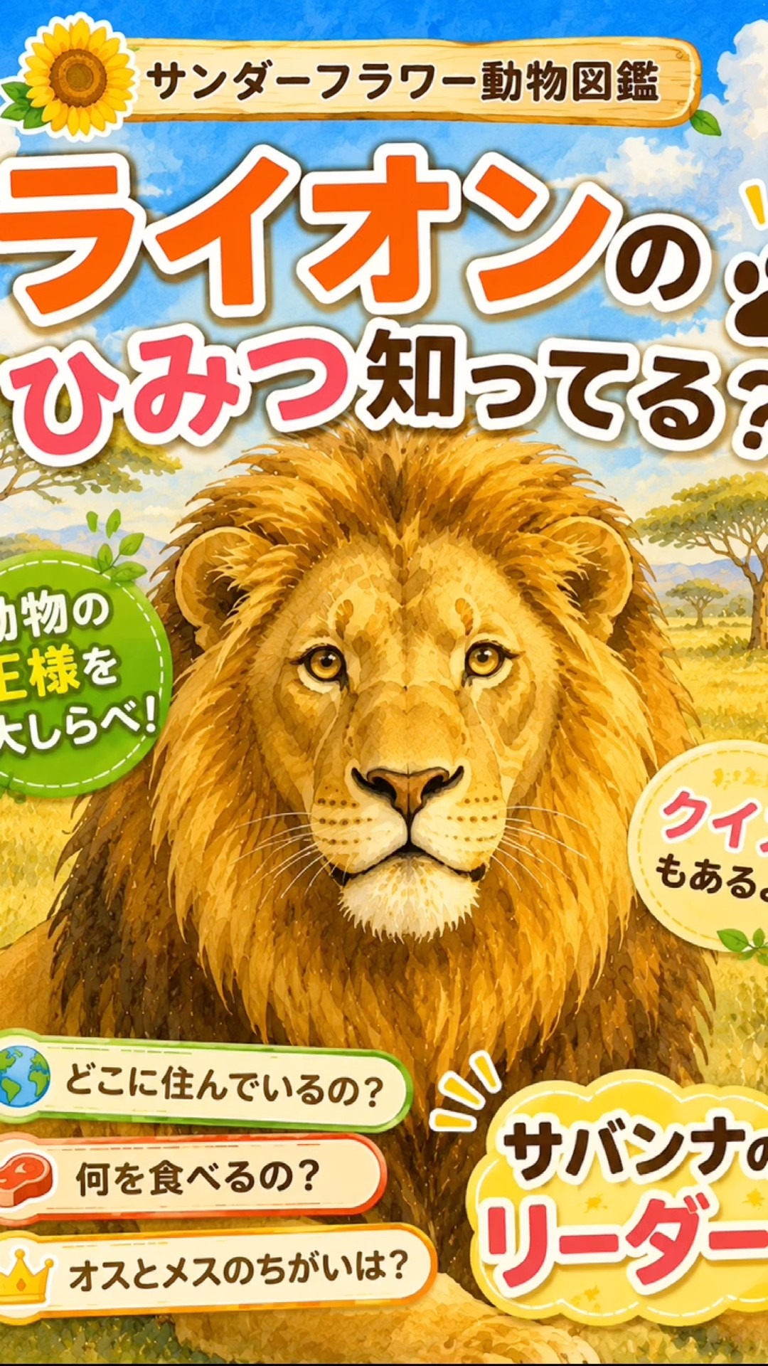 Lion Encyclopedia] Do You Know the Secrets of Lions?🦁 Animal
