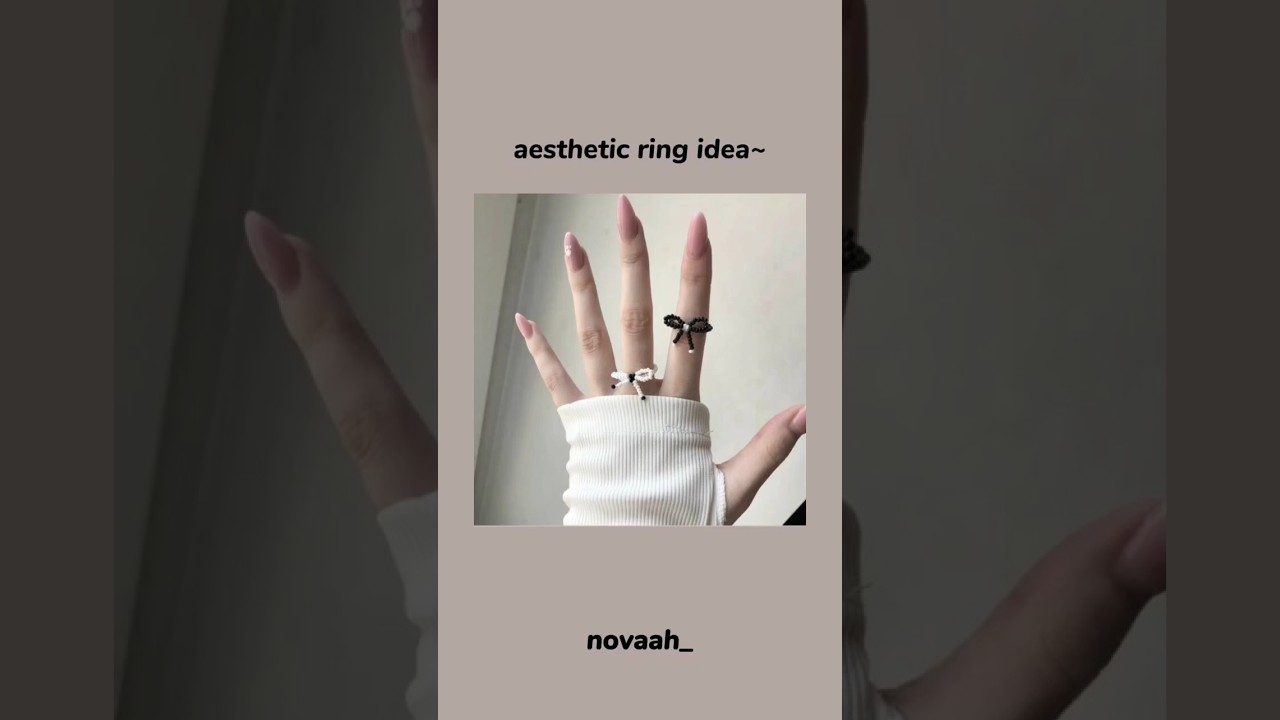 Aesthetic ring ideas~✨🌸