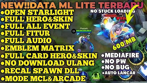 Ml lite 600mb Patch Neymar, Joy | ML LITE | No Password