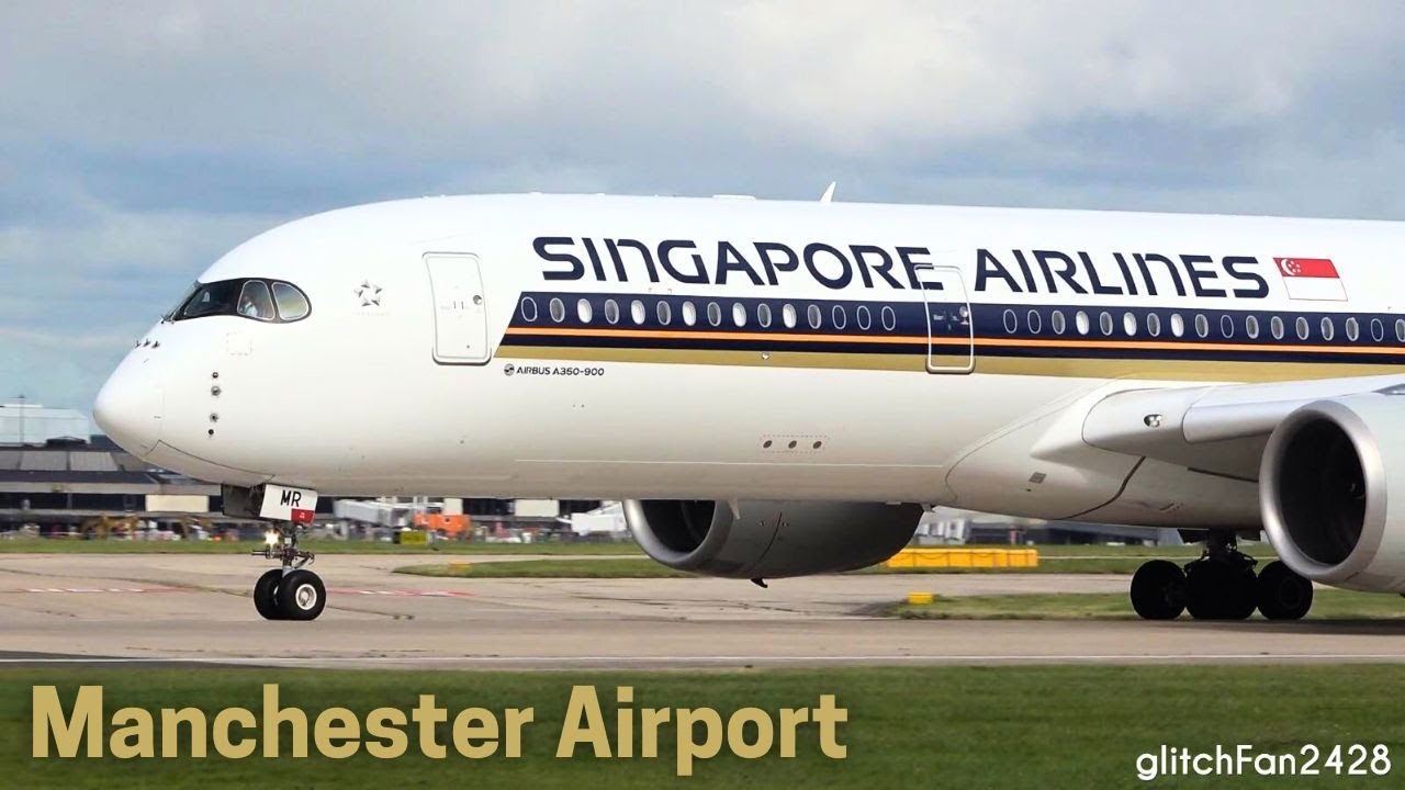 Planes At Manchester Airport, England 2024