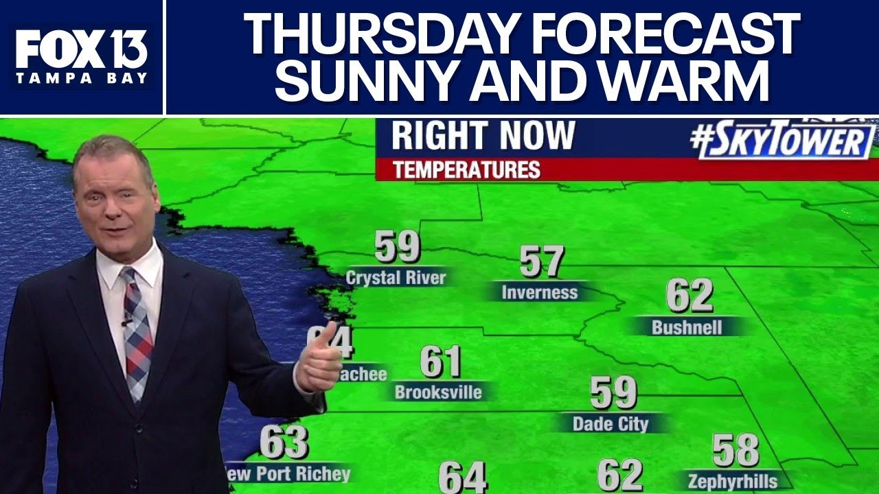 Tampa weather | Thursday morning forecast