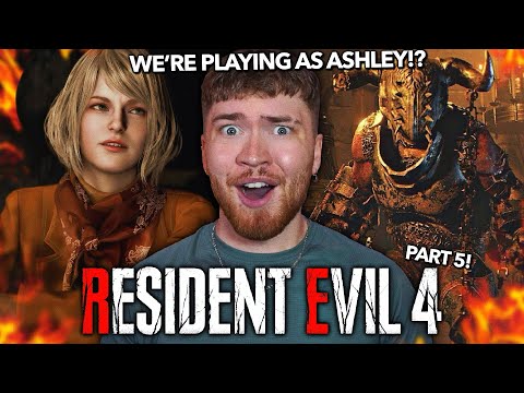WAIT... we're now PLAYING AS ASHLEY!? | Resident Evil 4 Playthrough [PART 5]