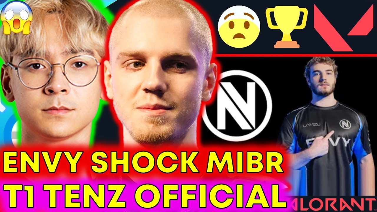 TenZ JOINS T1 관련 뉴스 영상 썸네일