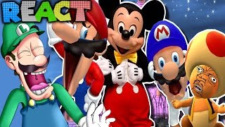 Luigikid Reacts To Smg4 Mario Goes To Didney Worl