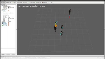 Approaching humans in Crowded and Dynamic Environments