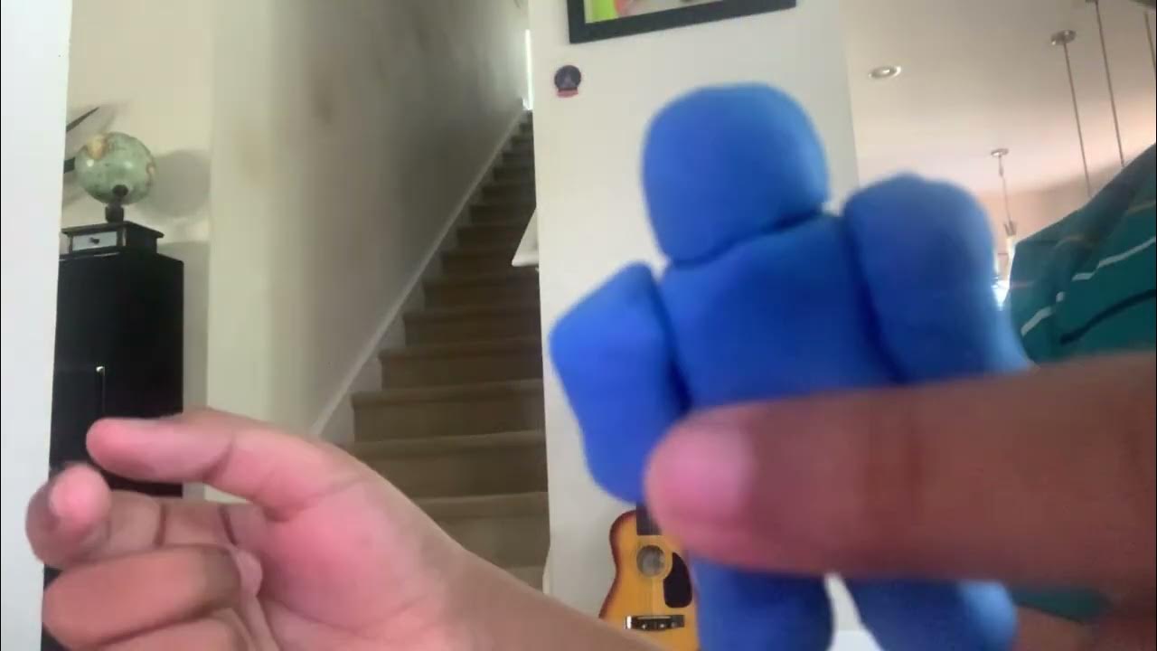 blue roblox character - YouTube