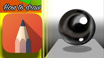 Digital painting tutorial | draw realistic ball in Autodesk (for beginners) sketchbook | 2020