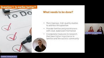 Evidence informed decision making about childhood supports