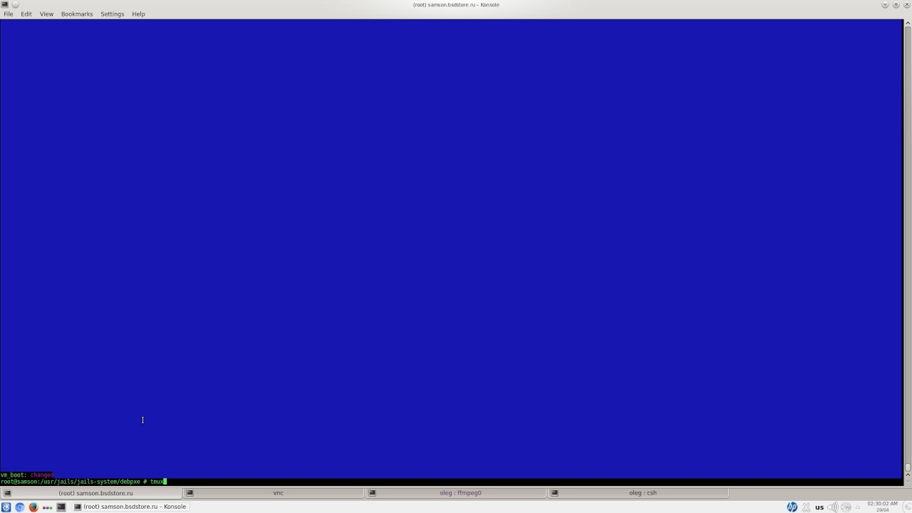 Bhyve: pxe preseed installation for Debian 8
