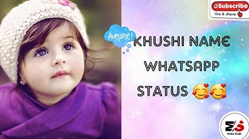 Khushi name status💞💞||खुशी नाम का स्टेटस❤❤||WhatsApp status