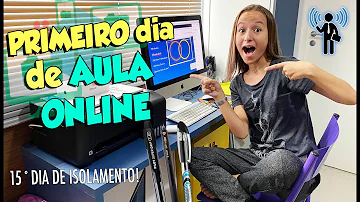 Como é uma aula online?