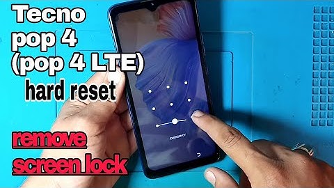 Techno pop4 hard reset// tecno pop 4 lte hard reset// remove screen lock