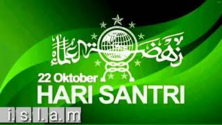 22 oktober Hari santri (status wa)