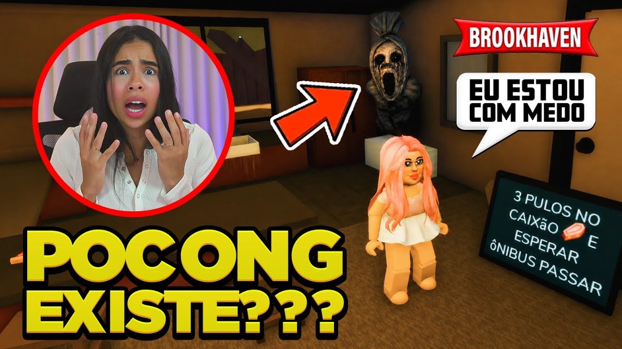 O POCONG ESTÁ ME PERSEGUINDO EM BROOKHAVEN 