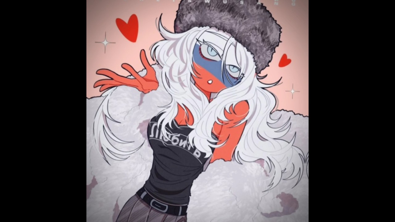 ⁣India♂️ x Russia♀️ 💞😻 #countryhumans #countryballs #trending #anime #trending