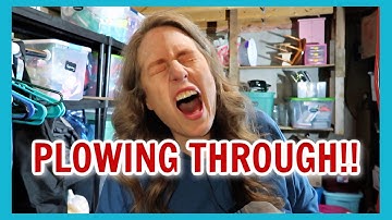 DEEP BASEMENT DECLUTTER EPISODE 2 || GET MORE DOWN BY SLOWING DOWN!!