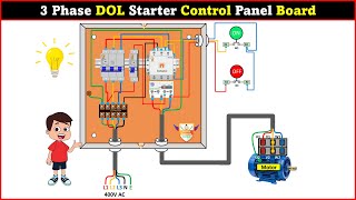 3 Phase DOL Starter Control Panel Board