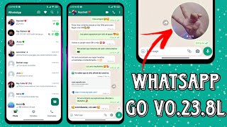 Nueva Función de WhatsApp Enviar video MENSAJE | Go Edition v0.23.8L