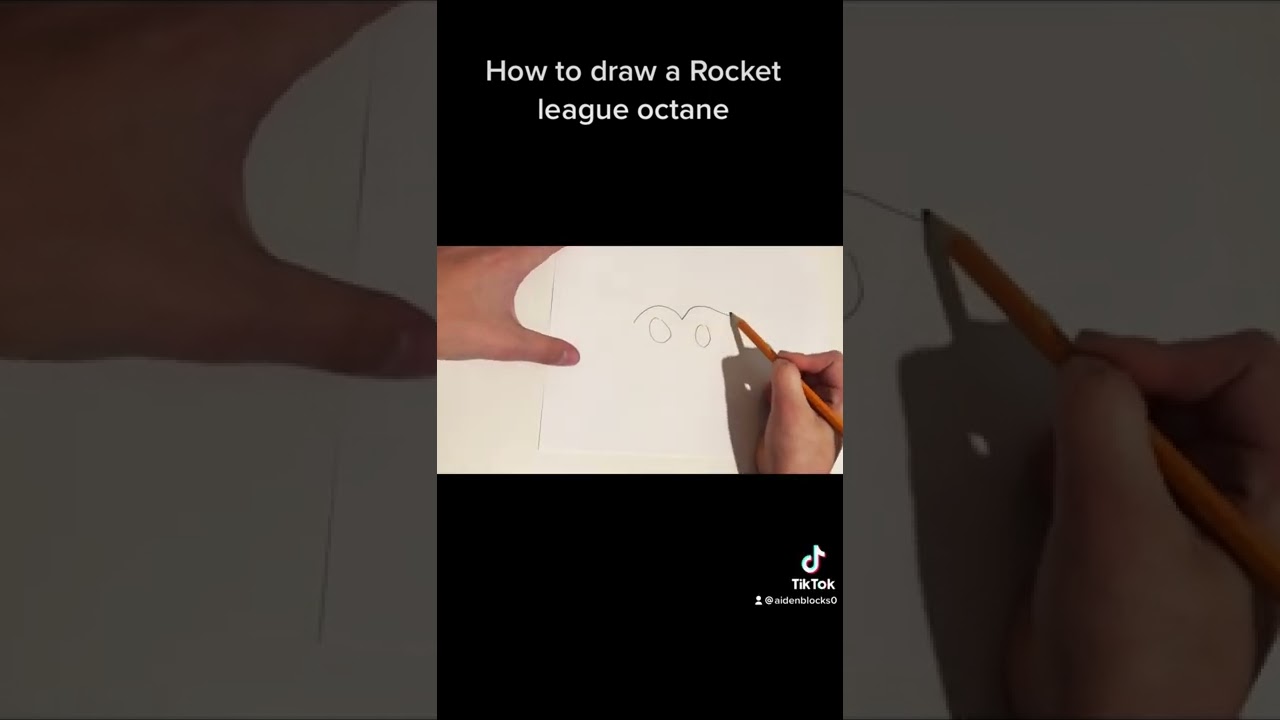 How to draw a rocket league octane