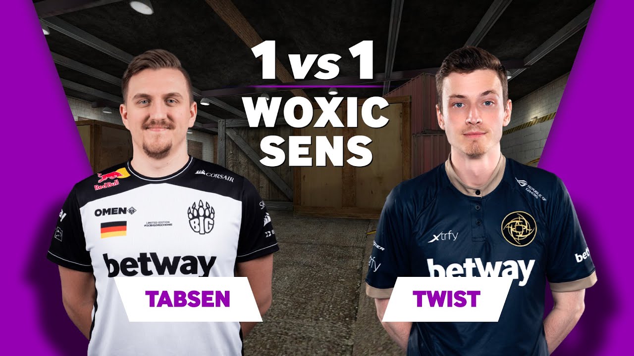 TabseN vs twist | CSGO 1vs1 On WOXIC SENSITIVITY - YouTube