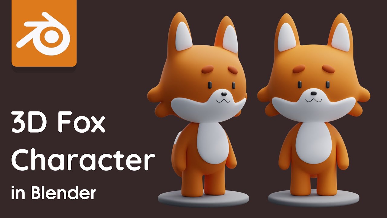 3D Fox Character Modeling | Blender Tutorial for Beginners ...