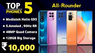 Top 5 Best All-Rounder Phones Under 10000 in 2021 | Helio G95 | Best Gaming Smartphone Under 10000