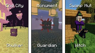 Minecraft Mobs And Their Structures