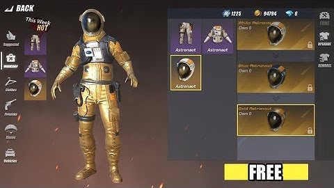 Rules of Survival - HOW TO GET FREE GOLD ASTRONAUT SUIT!