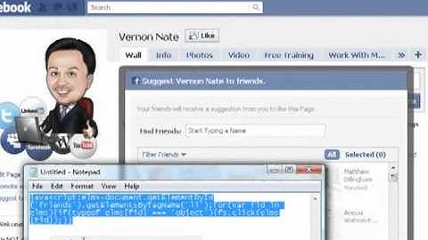 How To Select All Friends in Facebook with Javascript