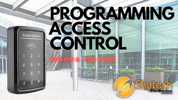 Magnetic Door Access Control Programming guides | Add common access PIN | Add ID Card