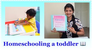 Toddler Learning Binder | Activities for toddlers at home | Homeschooling | Telugu Vlogs From USA