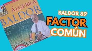 FACTOR COMÚN: TRUCO PARA FACTORIZAR RÁPIDO | BALDOR 89 (1-4).