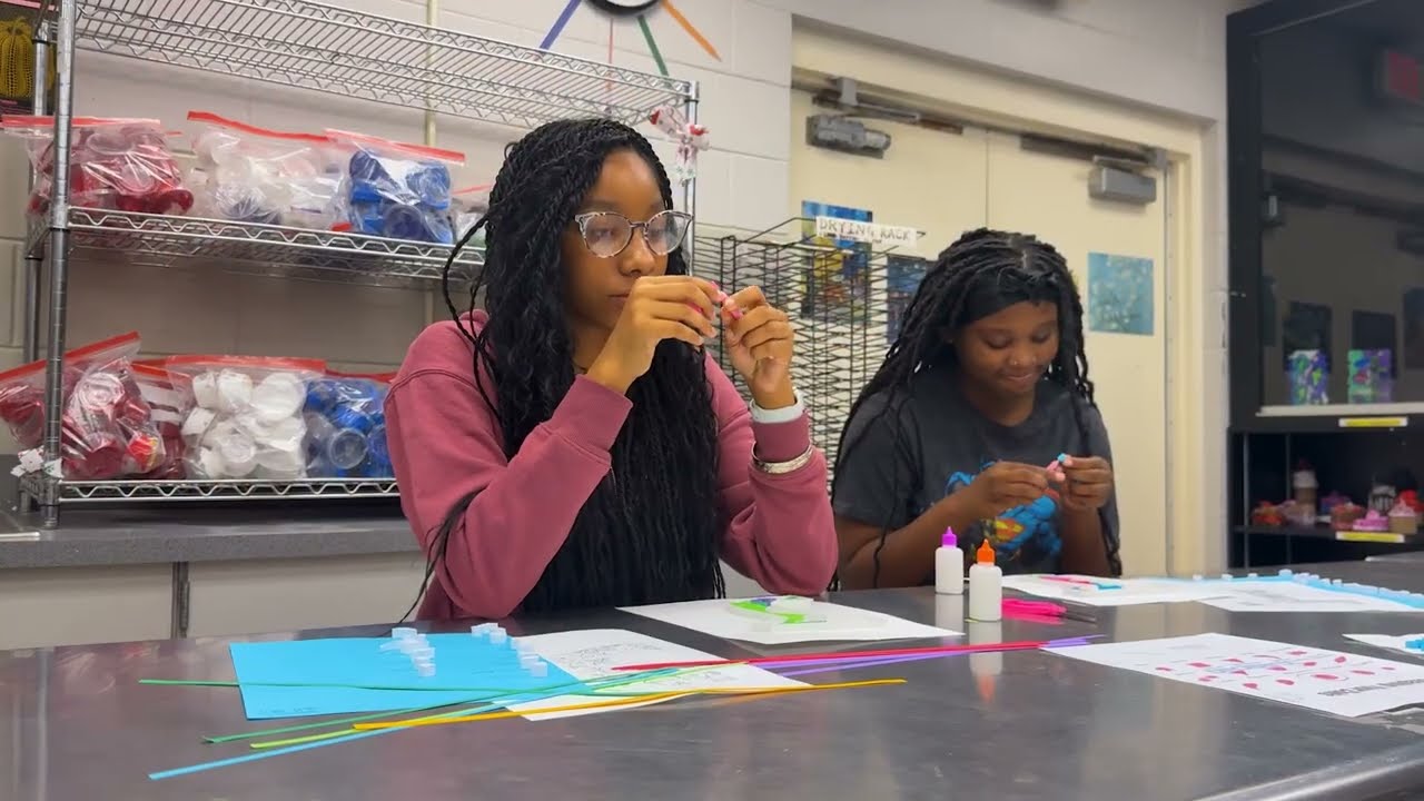 Крупный план класса — Центр для 9-го класса средней школы Семинол.