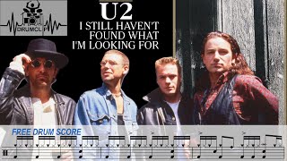 U2 - I Still Havent Found What Im Looking For Drum Score
