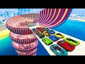 GTA V Online: VAI E VOLTA da rampa 100% ESPIRAL (CORRIDA numa pista ÉPICA)