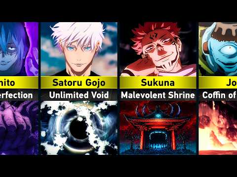 All Domain Expansions in Jujutsu Kaisen