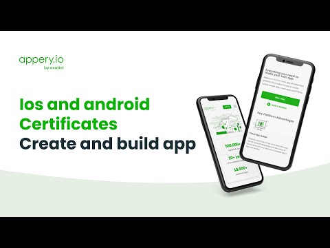Adding iOS and Android Certificates in Appery.io Apps